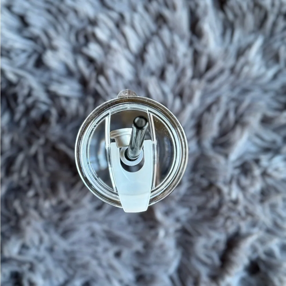 Custom glass cup with Straw - Picture 5 of 5